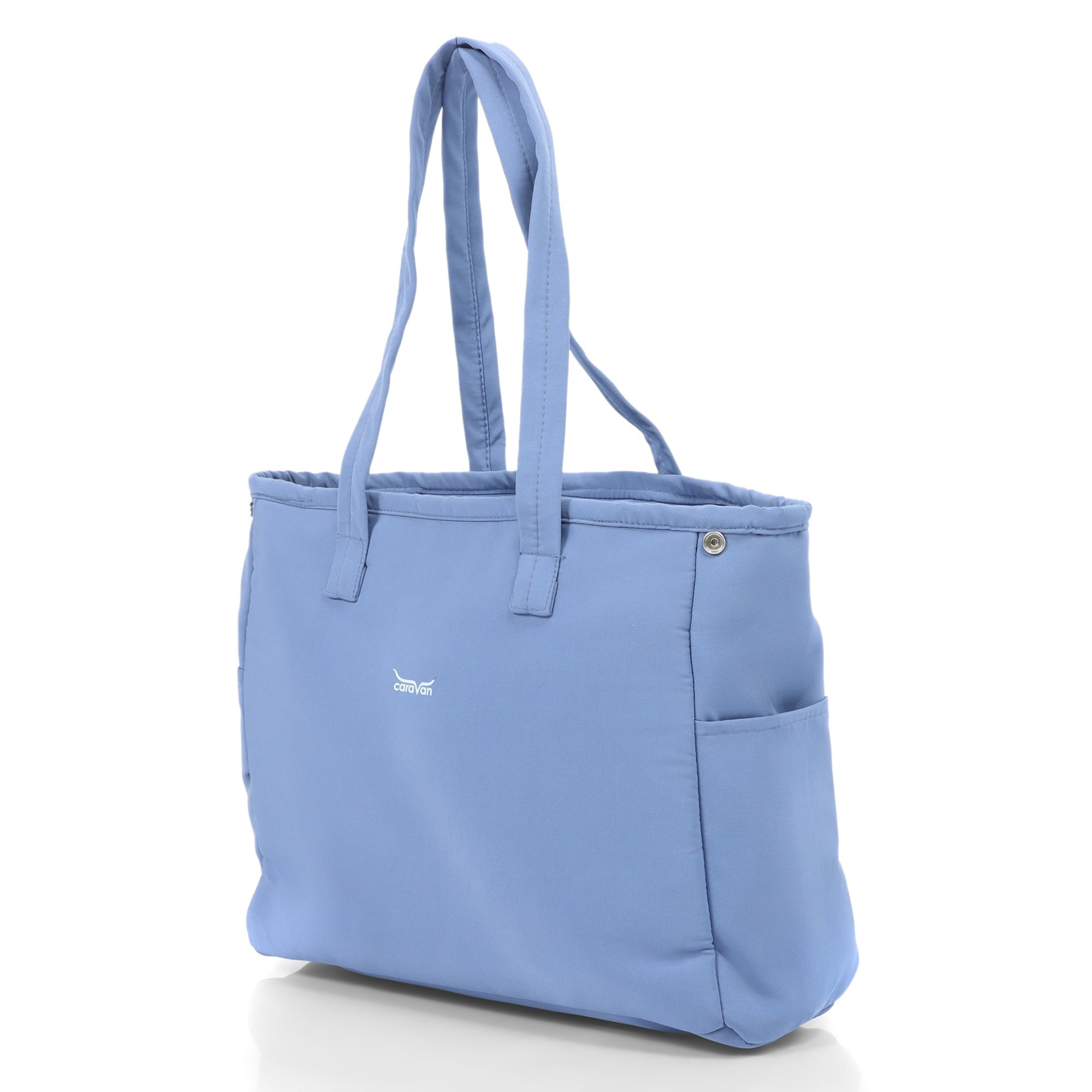 CARAVAN - Light Blue Color Tote Bag for Women ( CRV 340 )
