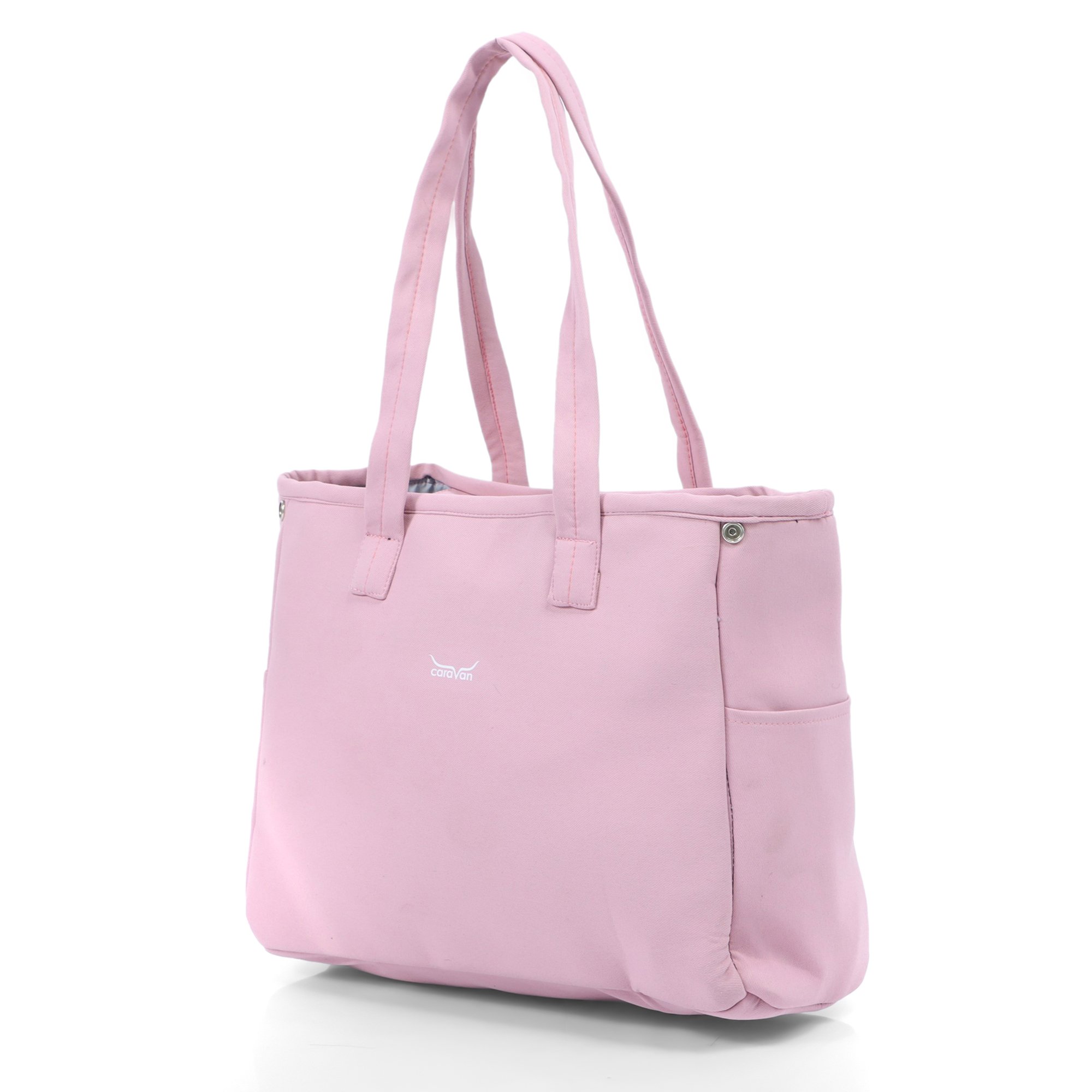 Pink Color Tote Bag Caravan (CRV-340)