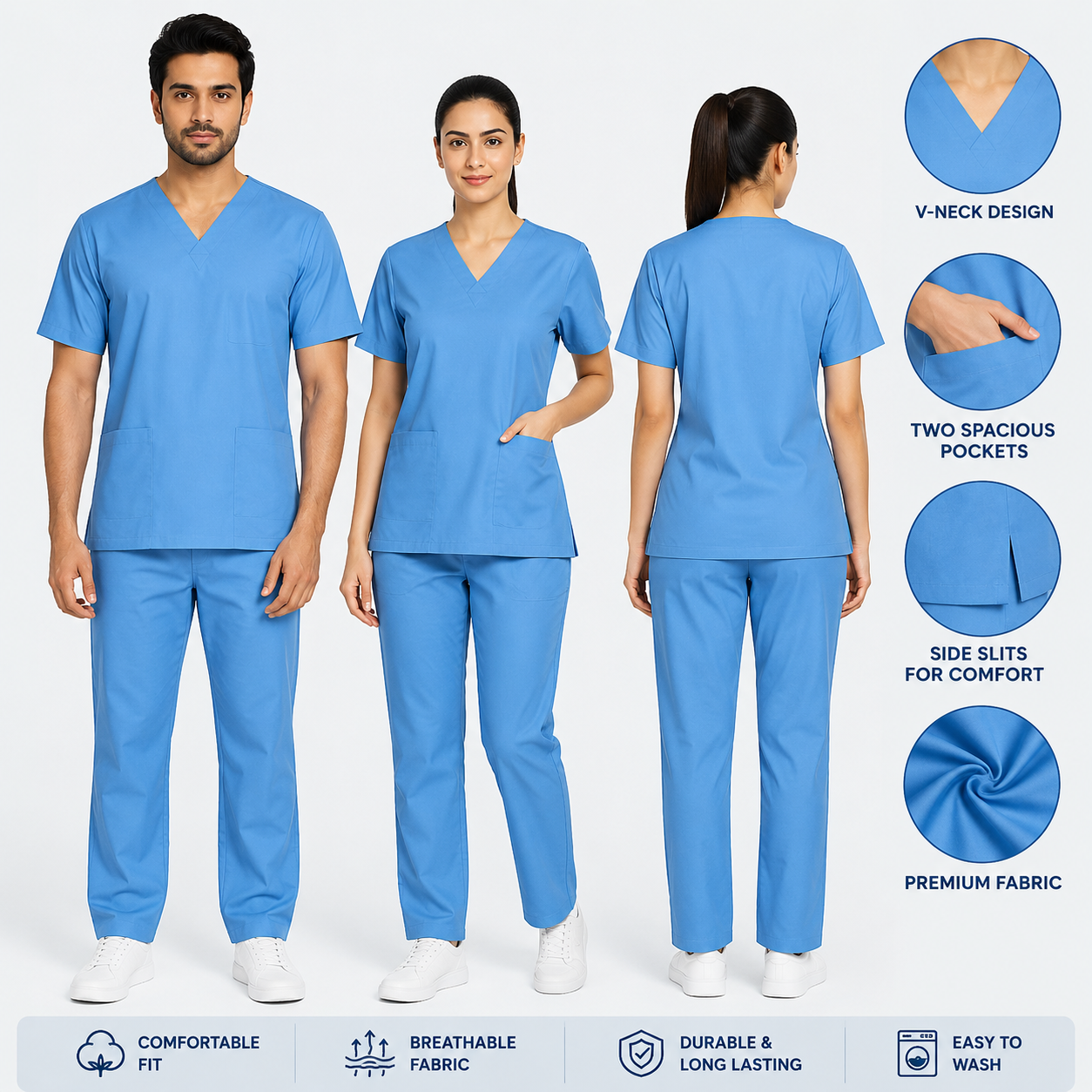 Premium Nurse Scrub Uniforms Manufacturer  in Nepal
